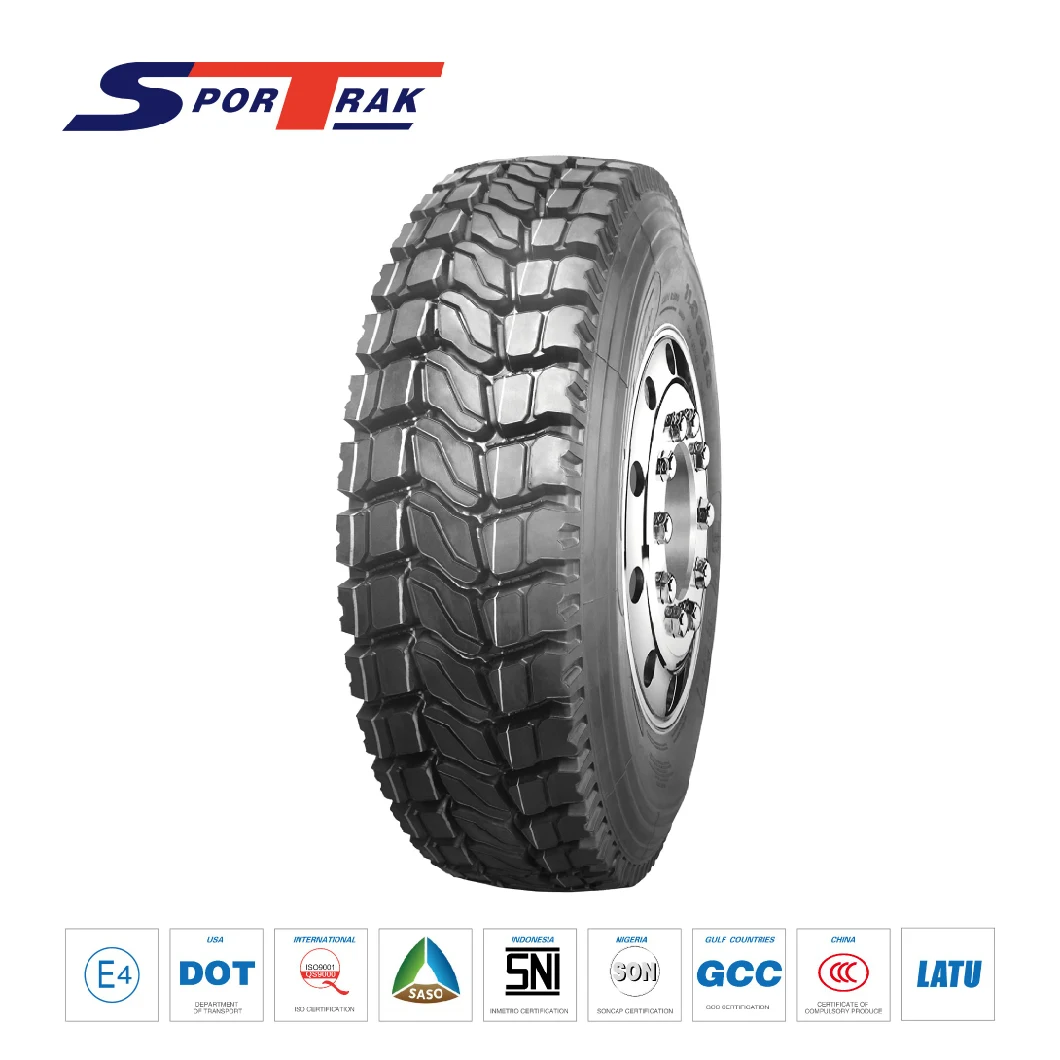 Sportrak Large Stock Pattern 1200r20 12.00r24 12r22.5 315/80r22.5 Factory Direct Supply Drive Position Mine Tyres Heavy Duty Bus Tire TBR Truck Tyres