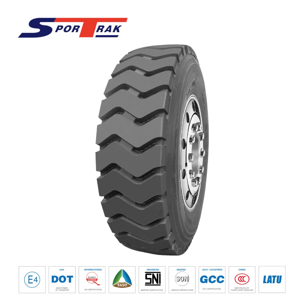 Sportrak Large Stock Pattern 1200r20 12.00r24 12r22.5 315/80r22.5 Factory Direct Supply Drive Position Mine Tyres Heavy Duty Bus Tire TBR Truck Tyres