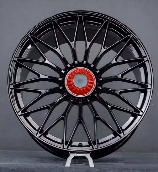 Aros de peças automotivas de 15 polegadas, aros de alumínio, aros de liga prateada para BBS